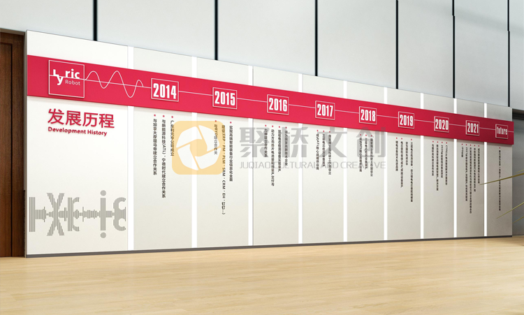 企業(yè)發(fā)展歷程墻面設(shè)計(jì)