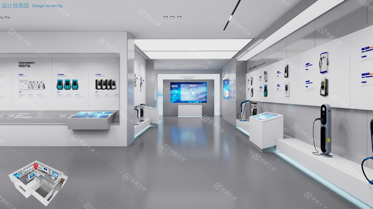 新能源企業展廳設計 新能源企業展廳設計