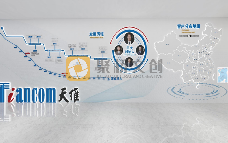 企業展廳設計效果圖